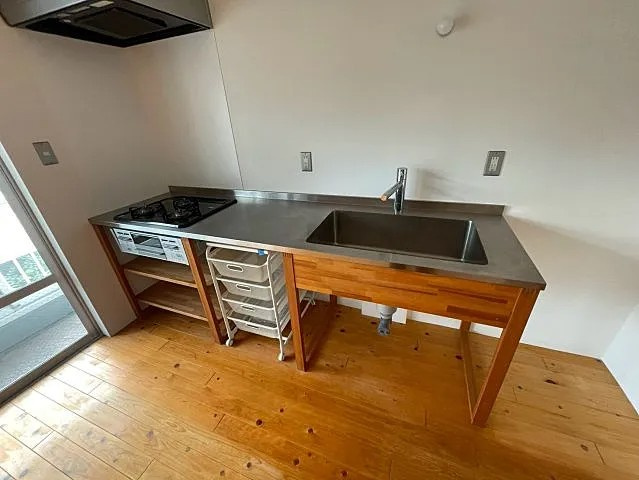 芦屋市精道町の賃貸マンションのキッチン