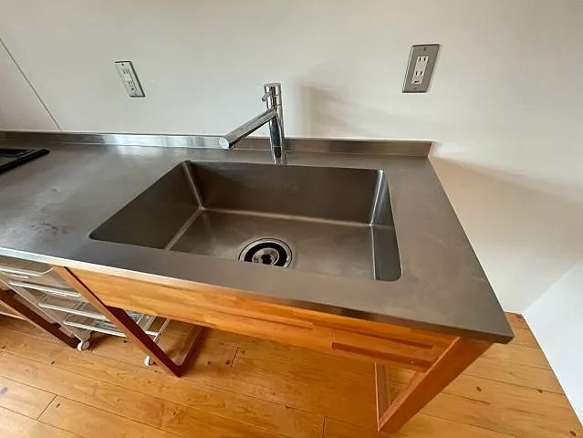 芦屋市精道町の賃貸マンションのキッチン