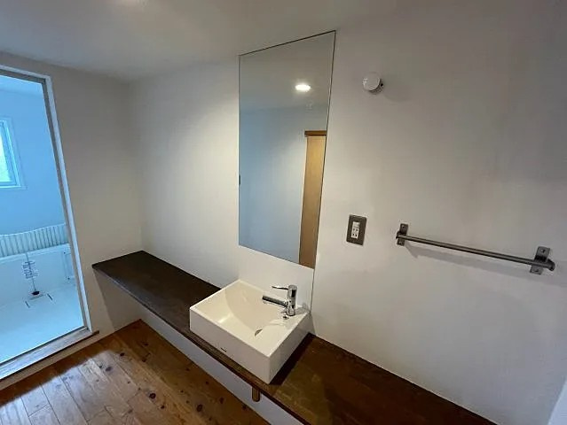 芦屋市精道町の賃貸マンションの洗面所