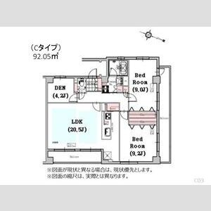 芦屋市船戸町の賃貸マンションの間取り