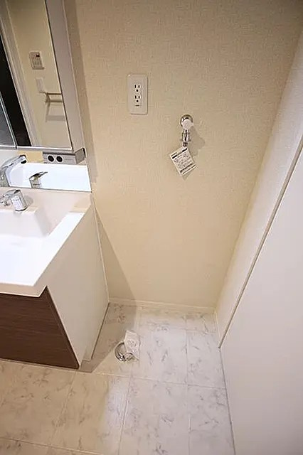 西宮市宮西町の賃貸マンションの洗面所