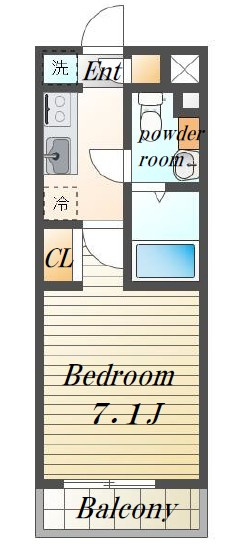 プレセダンヒルズ北千住の間取り|間取りです。