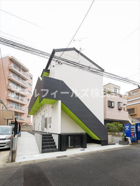 Ｌａ　Ｌｕｃｅ松戸の外観|敷地内ごみ置き場　デザイナーズ