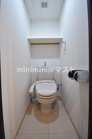 大阪市中央区安堂寺町２丁目の賃貸マンションのトイレ