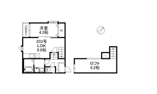 【間取り】 | ラフィーネ笹原