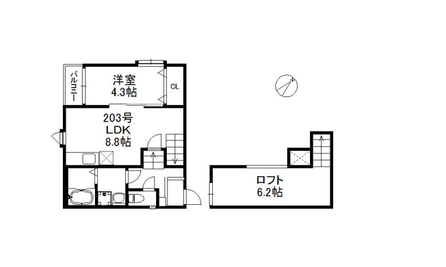 【間取り】 | ラフィーネ笹原