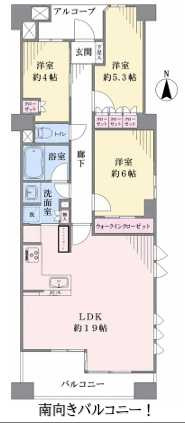 プレジデントステージ横濱鶴見の間取り