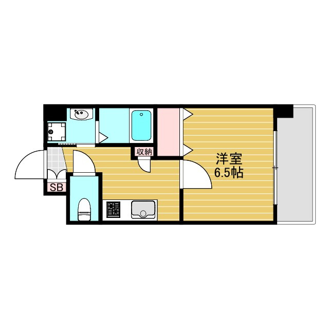 スプランディッド新大阪DUEの間取り