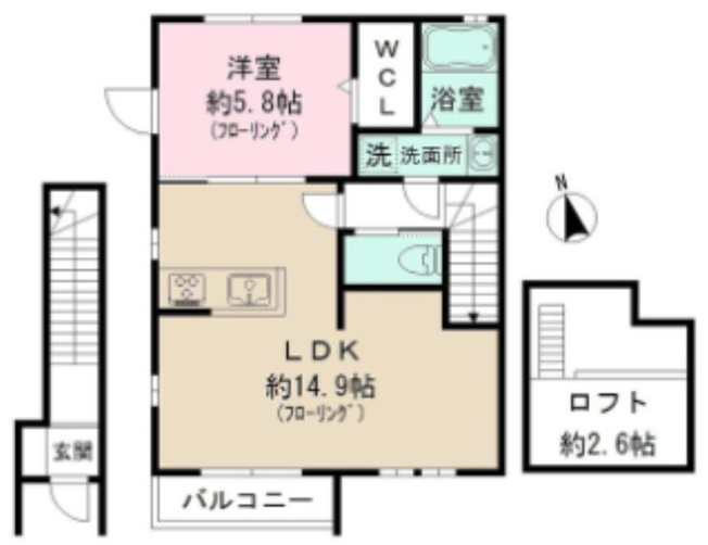 【間取り】 | イクロス高井戸