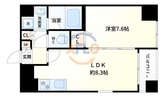 D-Rest Nakanoshimaの間取り|D-Rest Nakanoshima　