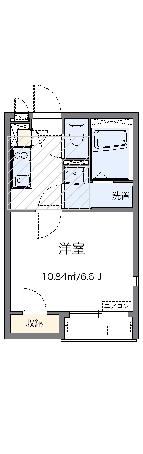 レオネクストCHACHAの間取り|間取りです。