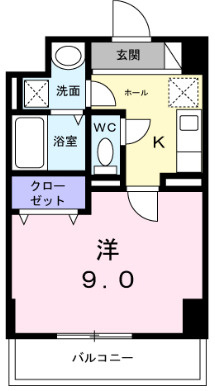 サニーレジデンス吉野Ⅱの間取り|サニーレジデンス吉野Ⅱ　間取り