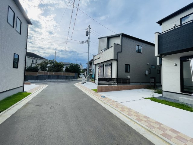 『八王子市新築戸建て』八王子市石川町314【仲介手数料無料】　の前面道路含む現地写真|～仲介手数料無料☆八王子ひなた不動産～八王子市石川町　新築戸建て
