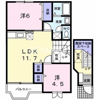 サンパティークの間取り
