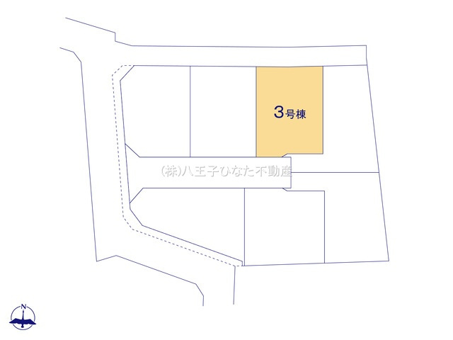 『八王子市新築戸建て』八王子市石川町314【仲介手数料無料】　の区画図|～仲介手数料無料☆八王子ひなた不動産～八王子市石川町　新築戸建て