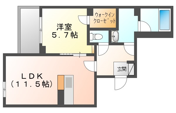 アリスティオの間取り
