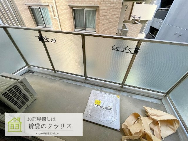 エリタージュ新町のバルコニー