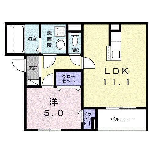 ポルテボヌール本牧の間取り