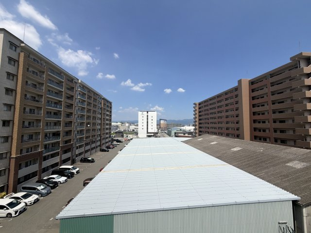 箱崎エクセル南22の展望|【眺望】南東向き、陽当たり眺望良好です。