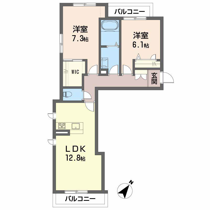 ベレオ マムの間取り