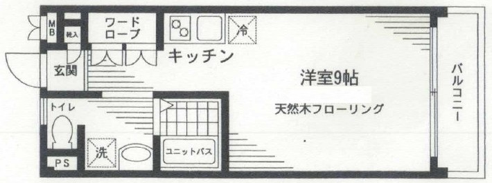 ウィステリアⅥの間取り|間取りです。