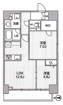 THEパームス熊野前の間取り