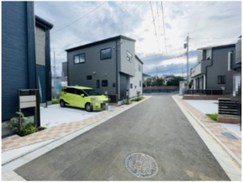 『八王子市新築戸建て』八王子市石川町314【仲介手数料無料】　の前面道路含む現地写真|～仲介手数料無料☆八王子ひなた不動産～八王子市石川町　新築戸建て