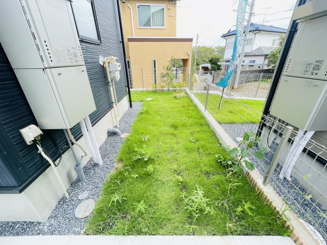 『八王子市新築戸建て』八王子市石川町314【仲介手数料無料】　の庭|～仲介手数料無料☆八王子ひなた不動産～八王子市石川町　新築戸建て