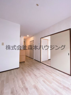 【居間・リビング】 | 　光ハイツ | 使いやすいキッチンスペースです