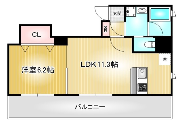 プロシード金山｜名古屋市の賃貸ならMy賃貸の間取り|プロシード金山