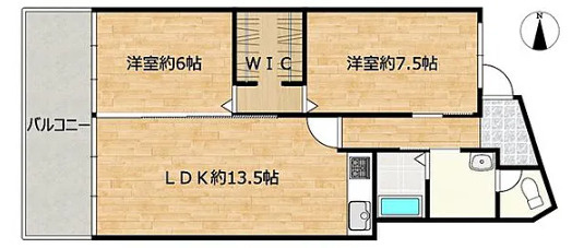 しみずサンパレスマンション　静岡市清水区庄福町の間取り