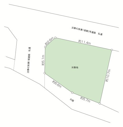 【南西角地】×【立場駅徒歩7分】和泉中央南二丁目建築条件なし売地の画像