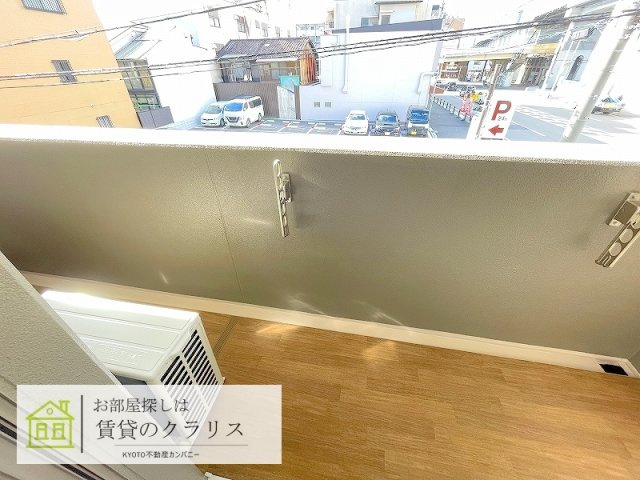 グランカーサ京都駅前のバルコニー