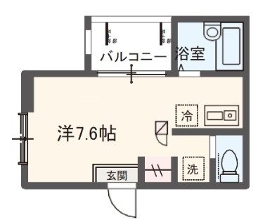 MELDIA四ツ木Ⅳの間取り|間取りです。