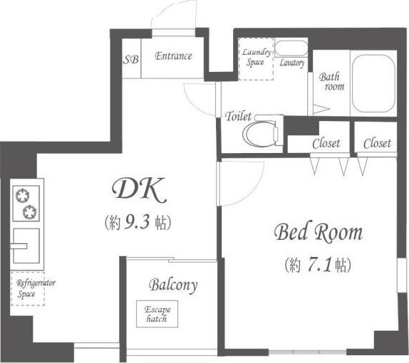 アイル池袋NORTH弐番館の間取り|間取りです。