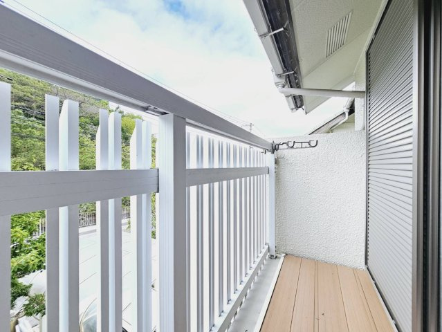 横尾３丁目テラスハウスのバルコニー