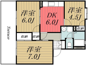【間取り】 | サニーコート　C