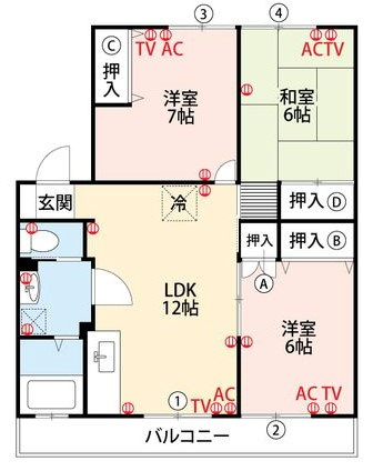 ミカハウスの間取り|使い勝手の良い間取りです♪