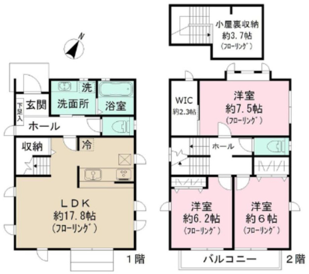 【間取り】 | 喜多見9丁目戸建
