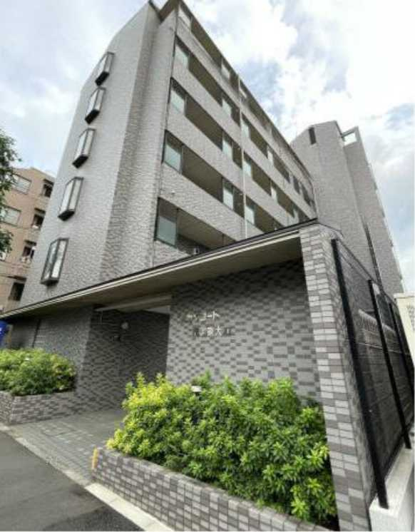 スカイコート駒場東大前　分譲賃貸　管理人巡回　角部屋の外観