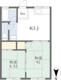 【間取り】 | 尾羽根ハイツ