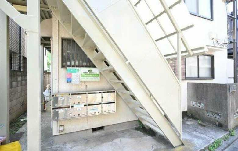 プチテール駒場　和室　バストイレ別　礼金0　駅近のエントランス