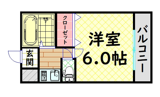 【間取り】 | 赤畑ハイツ