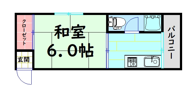 【間取り】 | コーポ五十嵐