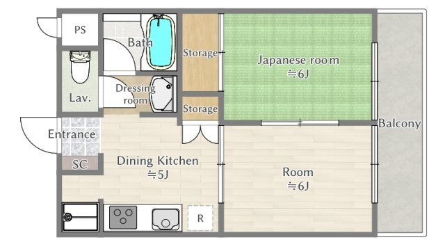 レジデンス水村の間取り