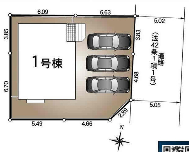 【間取り】 | 磐田市豊岡 12期 新築一戸建て | 区画図です