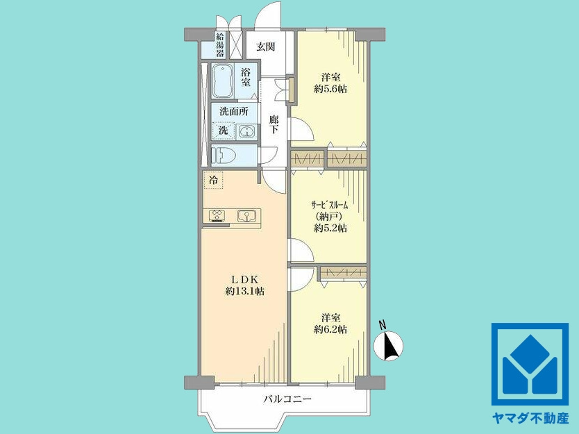 イトーピア尼崎の間取り