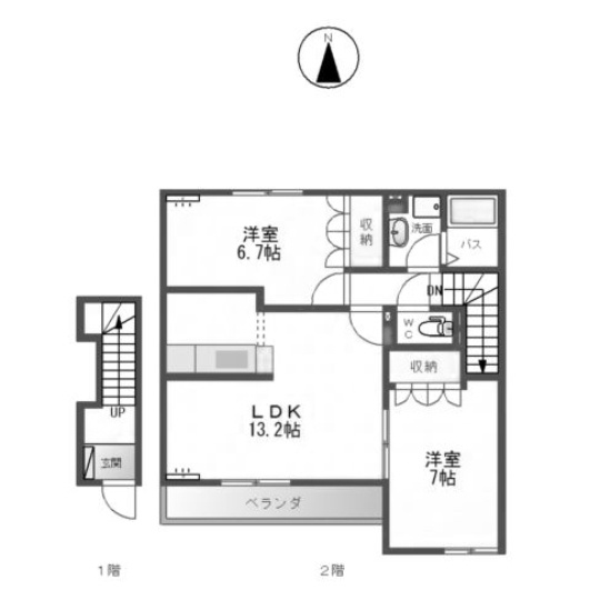 【間取り】 | シャルマンコート　Ａ