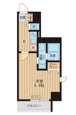 ＫＤＸレジデンス入谷の間取り