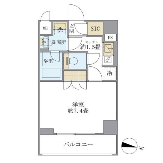 【間取り】 | ＣＯＣＯ－ＣＨＩＬＬ　ＫＡＭＥＡＲＩ